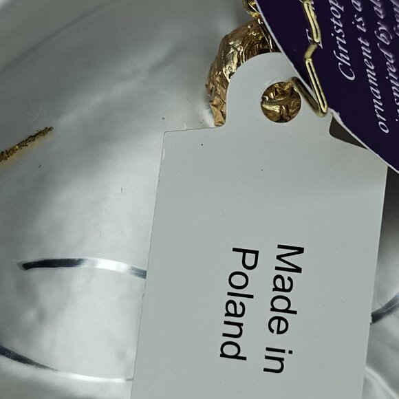 Christopher Radko Wise One White Owl Ornament Glass Christmas Decor Poland - Picture 7 of 9